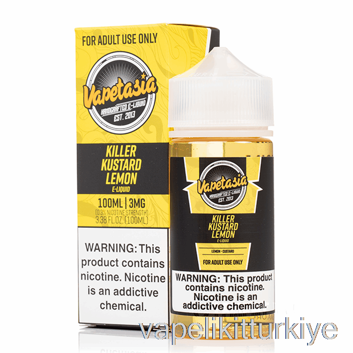 Vape Likit Katil Muhallebi Limon - Vapetasia - 100ml 3mg
